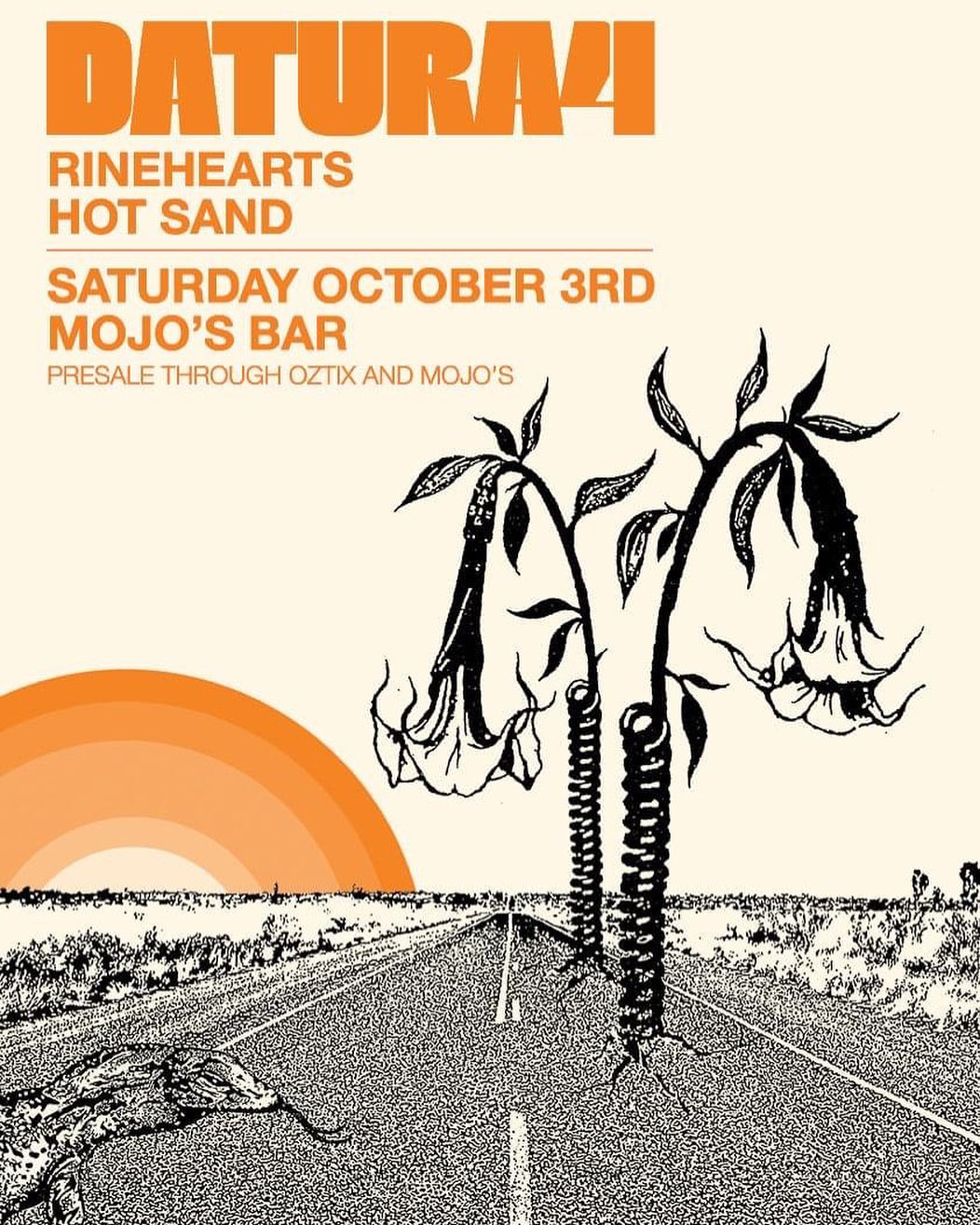 Rinehearts support Datura4 at Mojos Bar Fremantle.