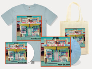 Even - Down the Shops - pastel blue merch