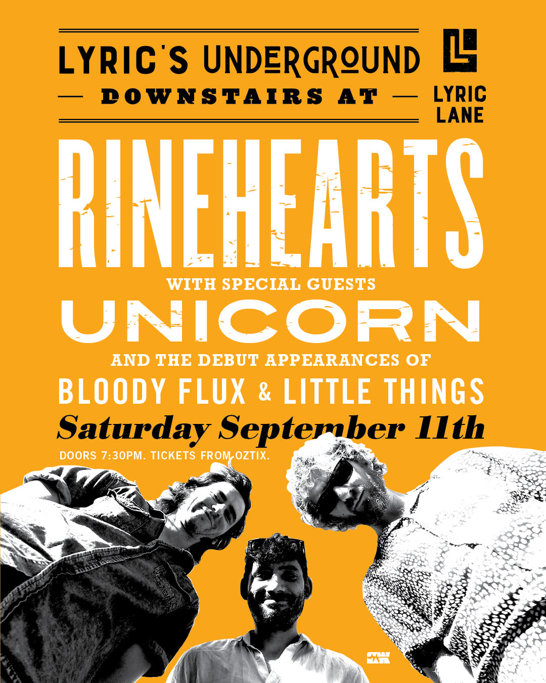 Rinehearts at Lyric's Underground (Perth)