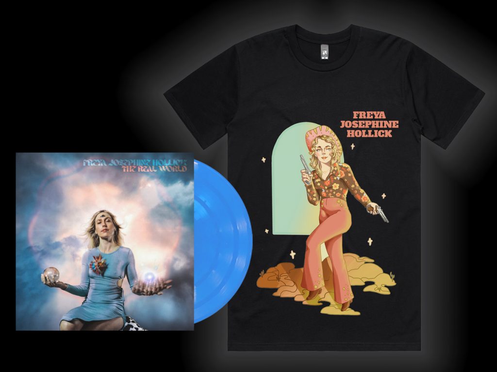 Freya Josephine Hollick - The Real World - tee + vinyl