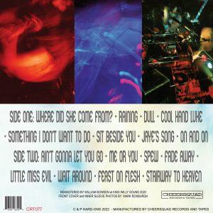 The Hard-Ons - Yummy! - back cover