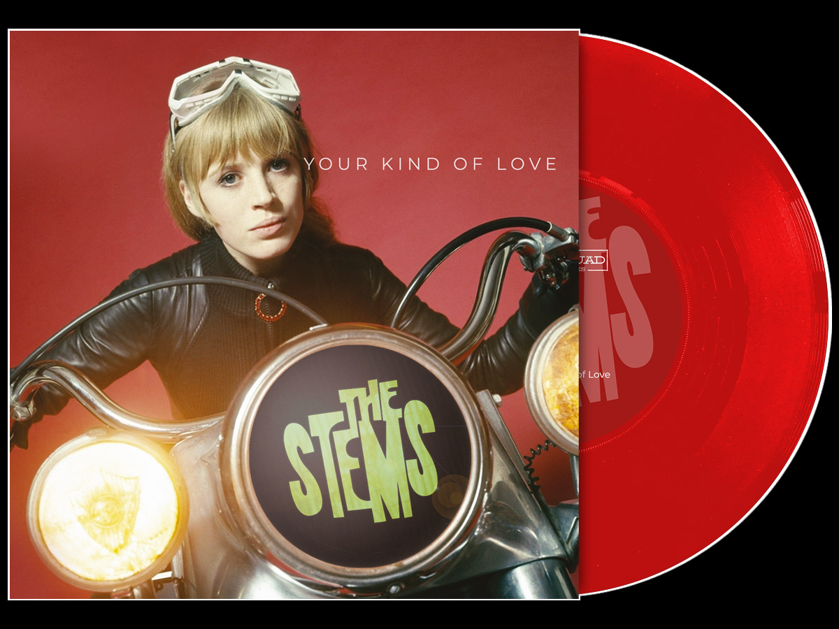 The Stems Your Kind trans red vinyl packshot BLACK