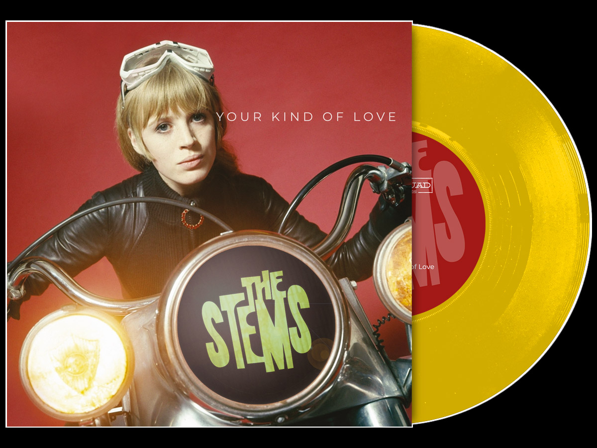 The Stems Your Kind trans yellow vinyl packshot BLACK